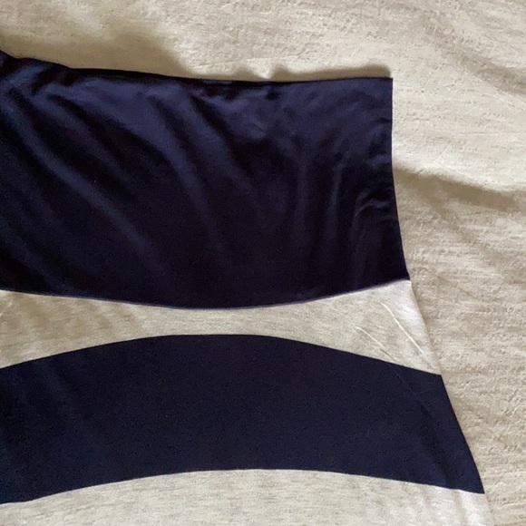 Gap Maxi skirt or dress, navy and heather grey - Picture 5 of 7